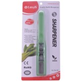 Anyash Plastic Knife Sharpener, Green & Silver